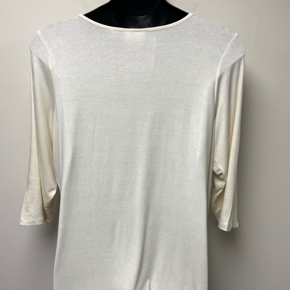 💖 Avenue Cream/Ivory Colored Top - Size 22/24 - Picture 4 of 5